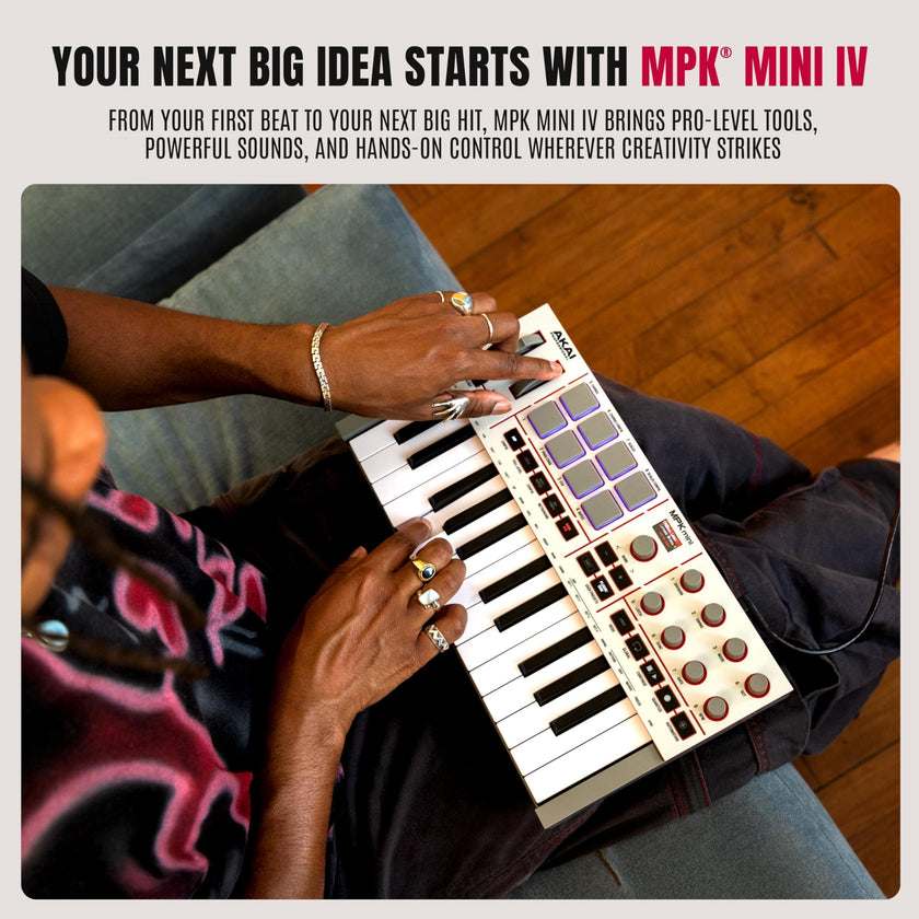 Akai Professional MPK Mini IV 25-Key USB-C MIDI Keyboard Controller, Grey 🍁 All In One Marketplace Canada