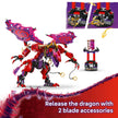 LEGO NINJAGO Thunderfang Dragon of Chaos Building Toy for Kids Ages 8+ - Dragon Rising Playset with 6 Minifigures and Poseable Dragon Figure - Birthday Gift Idea for Boys and Girls - 71832 🍁 All In One Marketplace Canada