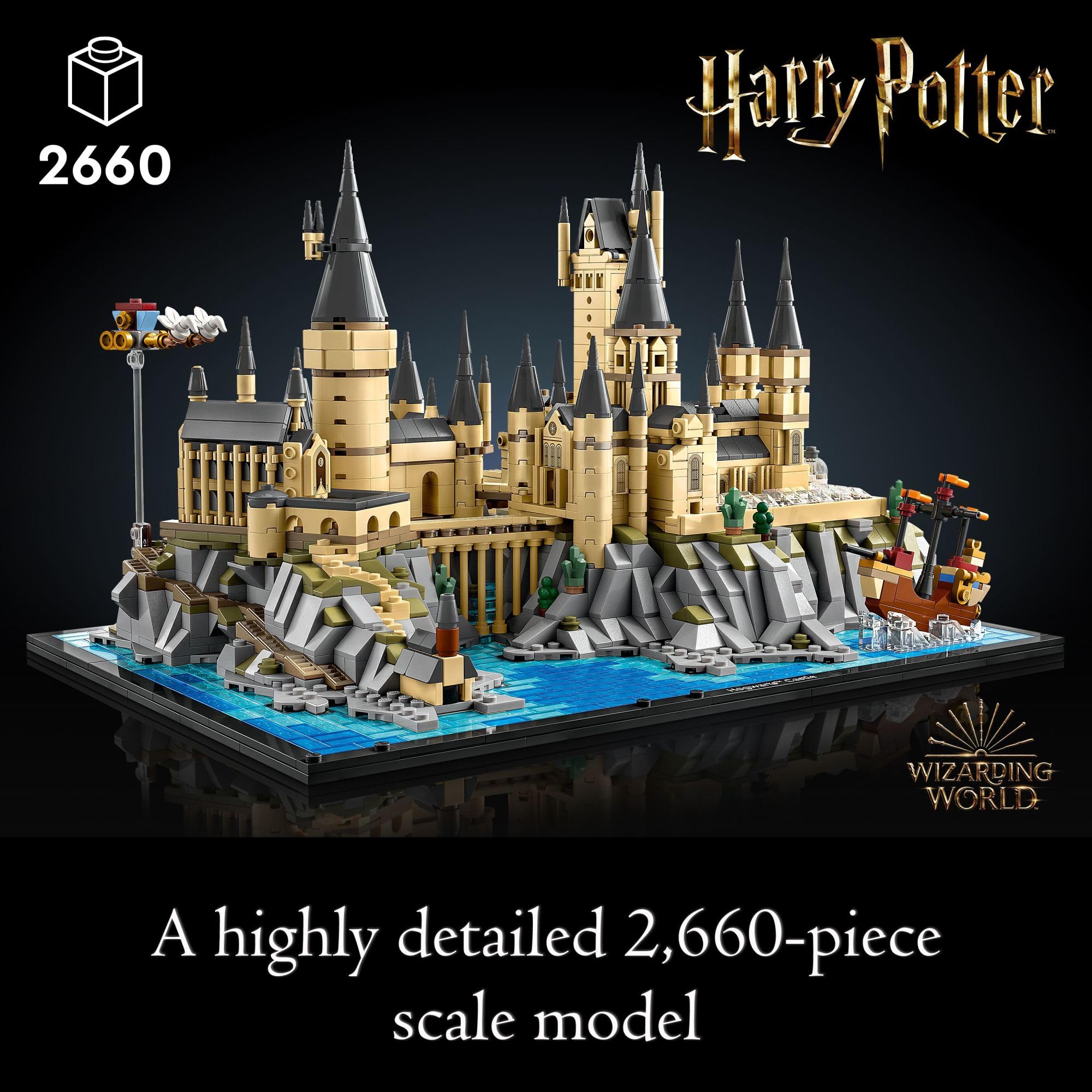 LEGO Harry Potter Hogwarts Castle and Grounds 76419 Building Set, Gift Idea for Adults, Buildable Display Model, Collectible Harry Potter Playset, Recreate Iconic Scenes from The Wizarding World 🍁 All In One Marketplace Canada