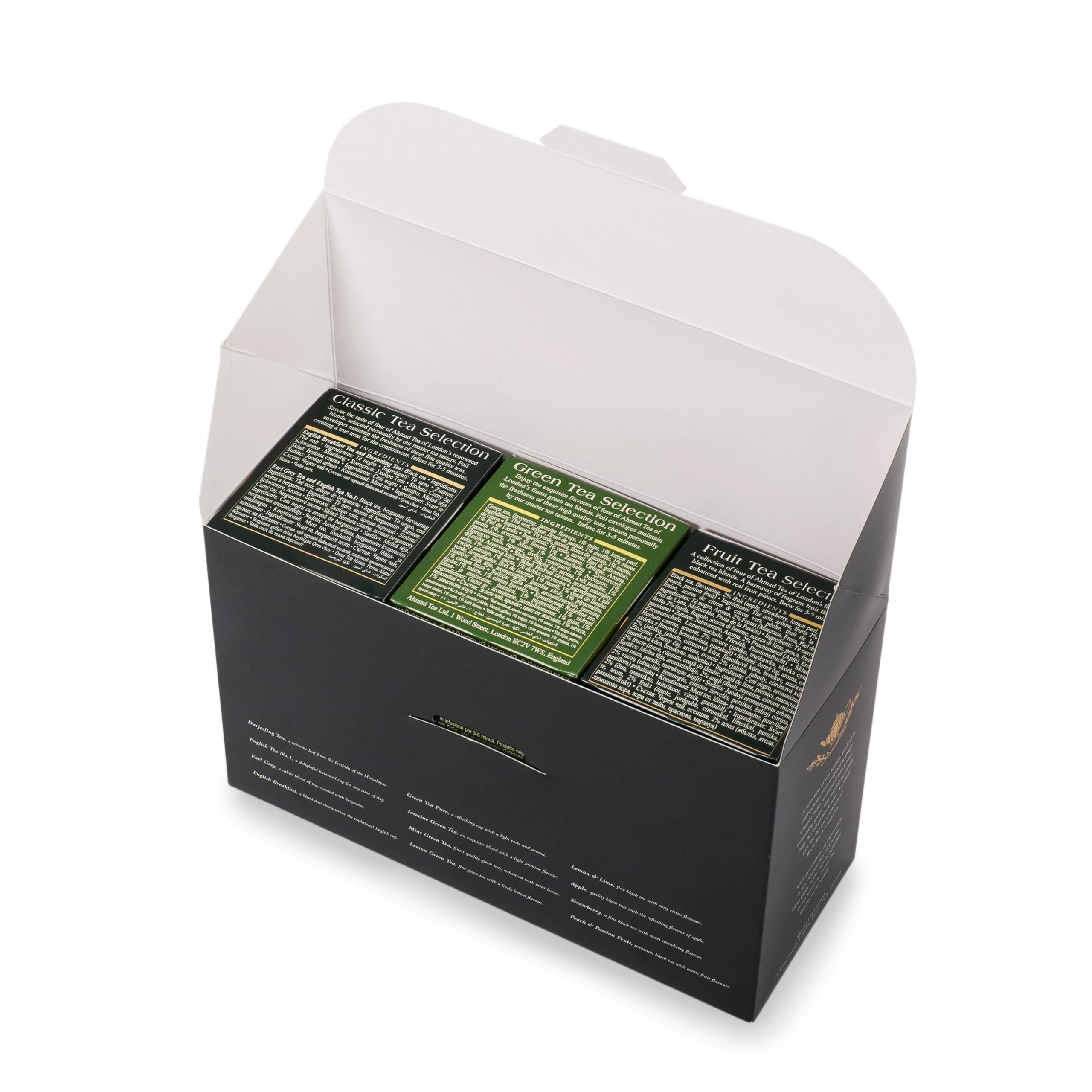 Ahmad Tea Variety Gift Box, 60 Foil Enveloped Teabags, Twelve Teas, 1 Count 🍁 All In One Marketplace Canada