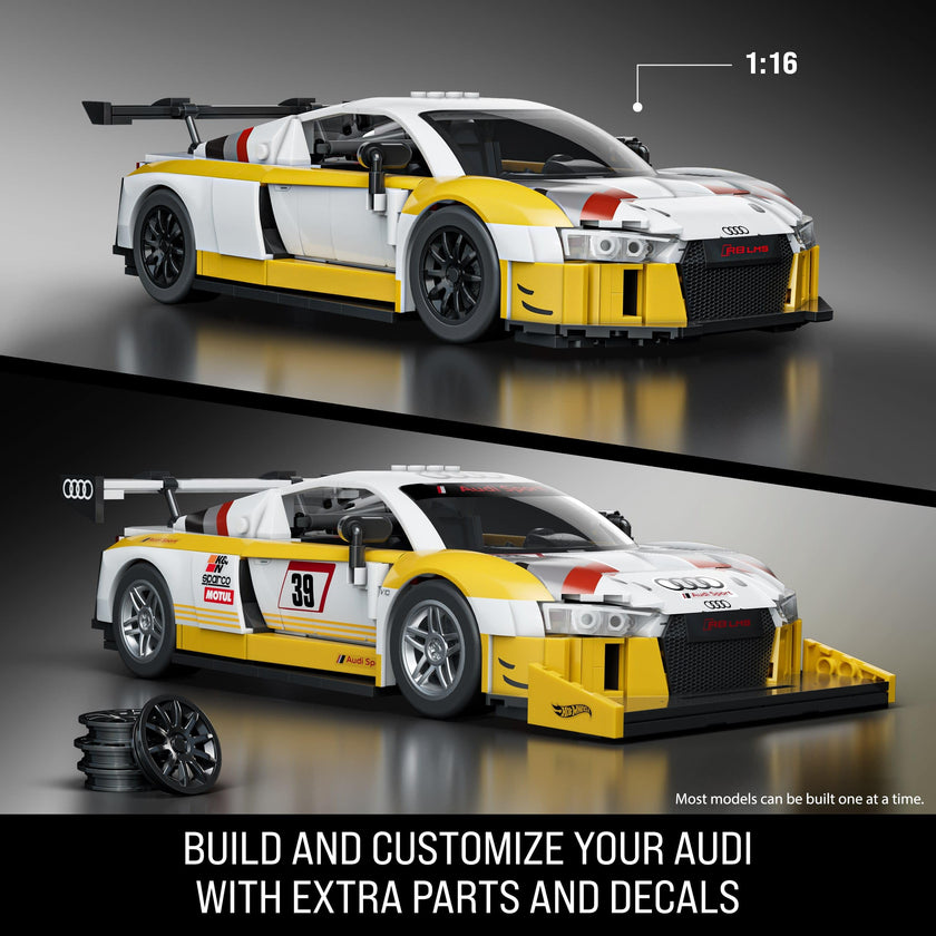 Mattel Brick Shop Hot Wheels Elite Series ’15 Audi R8 LMS Building Set 🍁 All In One Marketplace Canada
