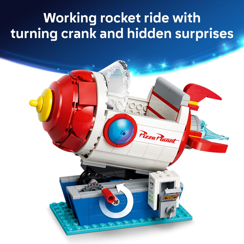 LEGO Disney and Pixar Toy Story Alien with Pizza Planet Rocket Ride - Building Toy for Girls & Boys, Ages 9+ - Disney Gift Idea - Kids Bedroom Decor - 43307 🍁 All In One Marketplace Canada
