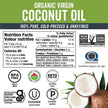 Viva Naturals Organic Virgin Coconut Oil,16 fl oz (473 mL) – Coconut Oil for Hair, Skin, Cooking & Baking – Cold-Pressed, Unrefined & Non-GMO – Keto & Paleo Certified – BPA-Free Jar 🍁 All In One Marketplace Canada