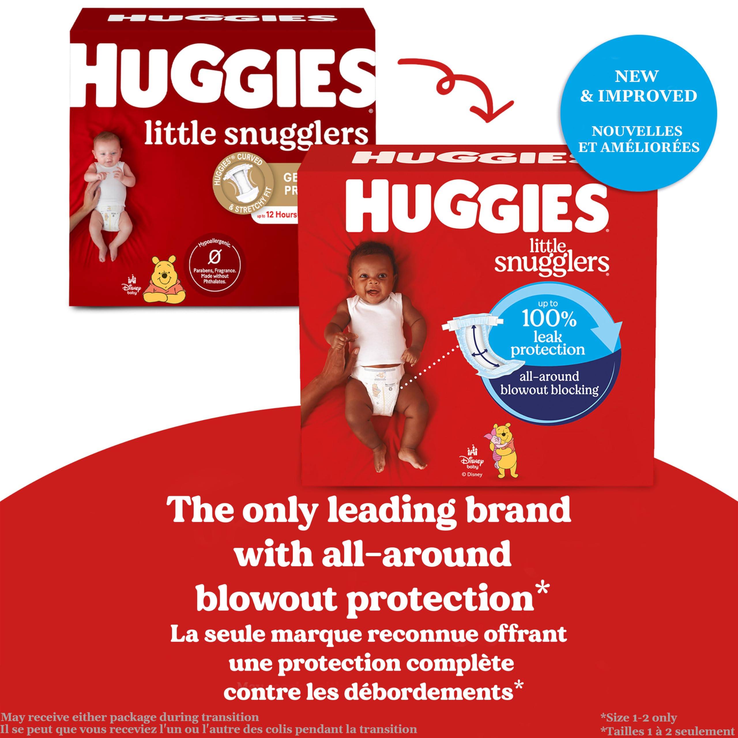 Diapers Size 3 - Huggies Little Snugglers Disposable Baby Diapers, 76ct, Giga Pack 🍁 All In One Marketplace Canada