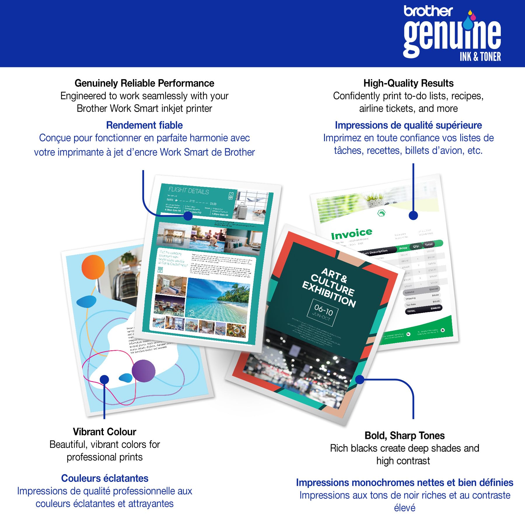 Brother Genuine LC501BKS Standard Yield Black Ink Cartridge for Brother Printer MFC-J1260DW, MFC-J1360DW, MFC-J1410DW 🍁 All In One Marketplace Canada