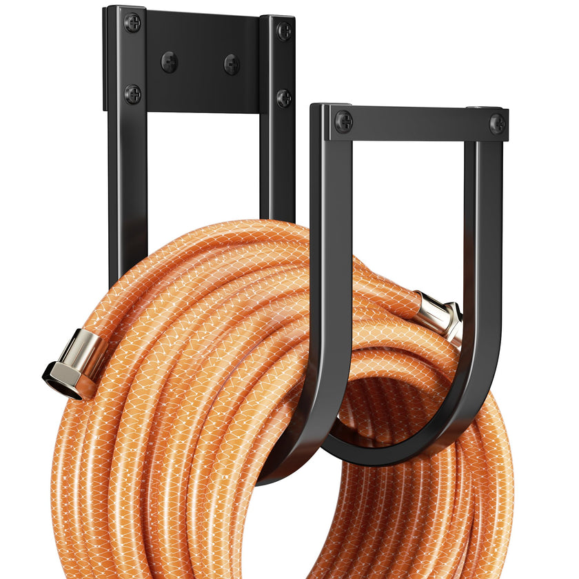 Garden Hose Holder Wall Mount - Heavy Duty Metal Water Hose Hanger for Outside, Durable Hose Hook for Garden, Garage, or Yard Storage 🍁 All In One Marketplace Canada