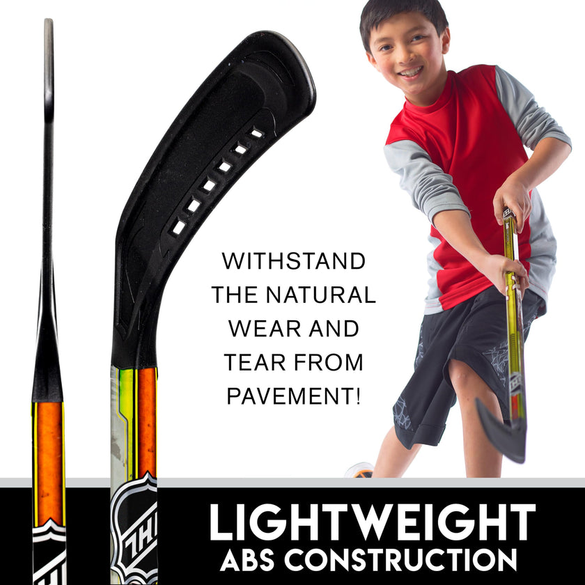Franklin Sports Youth Street Hockey Set - Includes 2 Street Hockey Sticks and 1 Street Hockey Ball - Official NHL Licensed Product - Perfect Hockey Starter Set for Kids 🍁 All In One Marketplace Canada