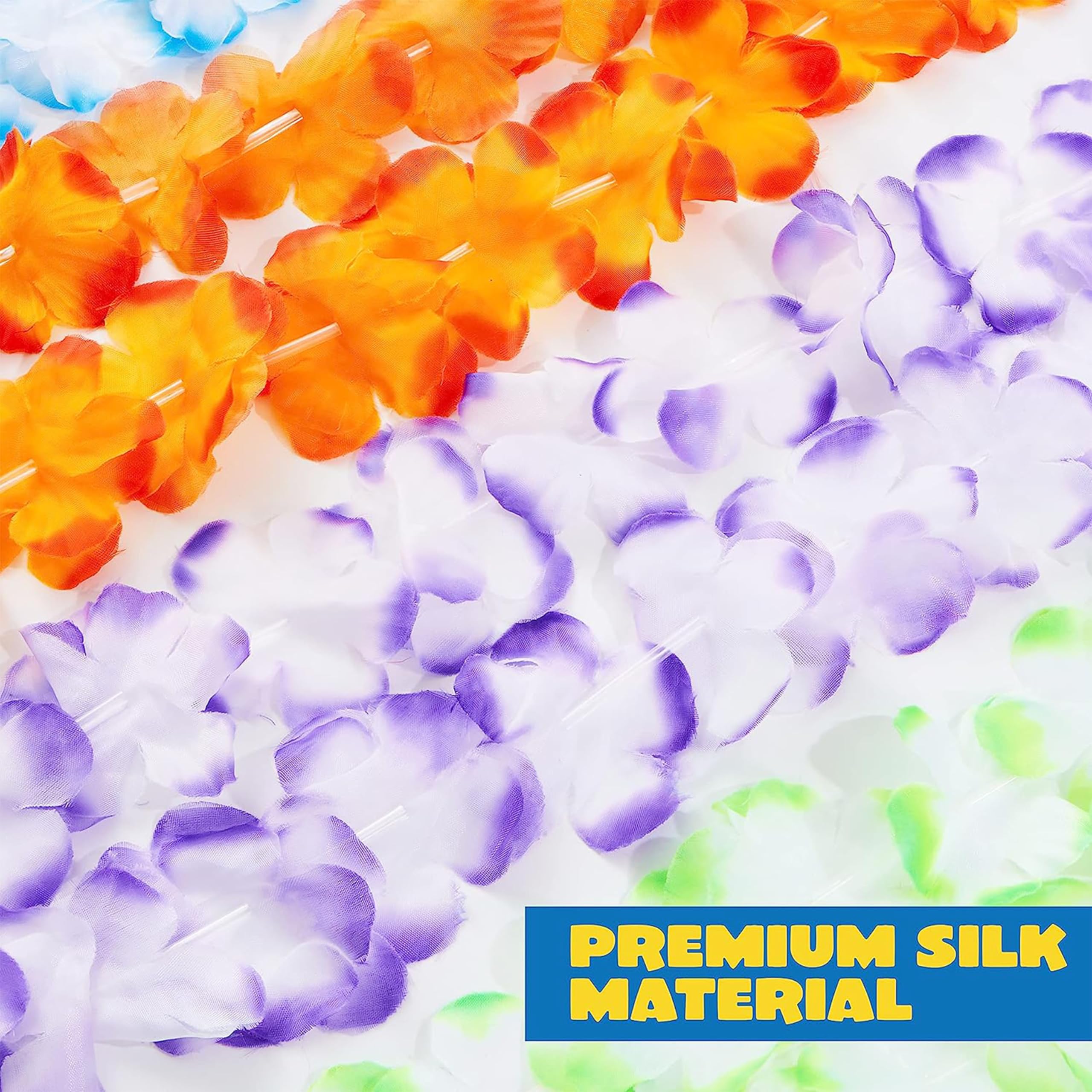 Joyin Toy 36 Counts Hawaiian Leis Bulk, Tropical Flower Lei Hawaiian Lei Beach Hawaii Luau Party Favors Decoration Birthday Party Supplies(3 Dozen) 🍁 All In One Marketplace Canada