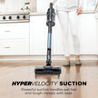 Shark Pet Cordless Stick Vacuum with Large Dust Cup, LED Headlights, Removable Handheld Vac, Lightweight, Crevice Tool, Carpet & Hard Floors, 40min Runtime, Ice Blue, IX141AMZ 🍁 All In One Marketplace Canada