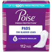 Poise Postpartum Incontinence Pads, Ultimate Absorbency, Regular Length, 112 Count (2 Packs of 56) 🍁 All In One Marketplace Canada