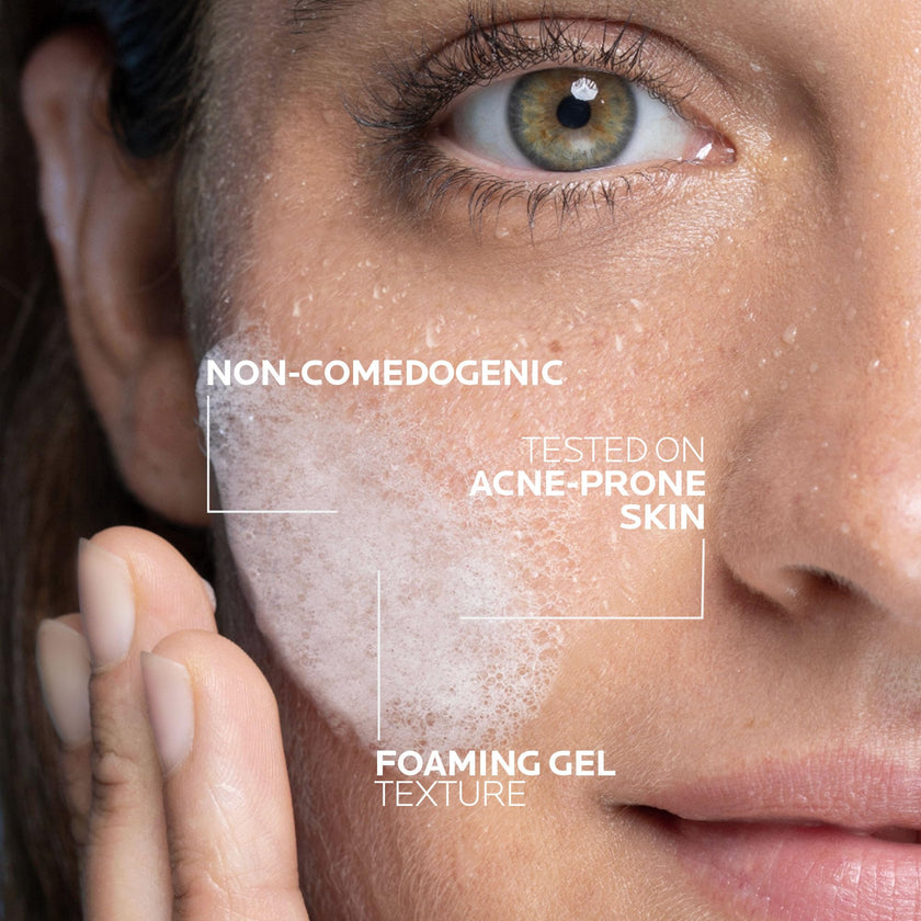La Roche Posay Face Wash Gel Cleanser Refill, Effaclar Gentle Purifying Foaming Gel for Oily and Sensitive Acne-Prone Skin. Alcohol-free, Soap-Free, Paraben-free, Non-Comedogenic, 400mL 🍁 All In One Marketplace Canada