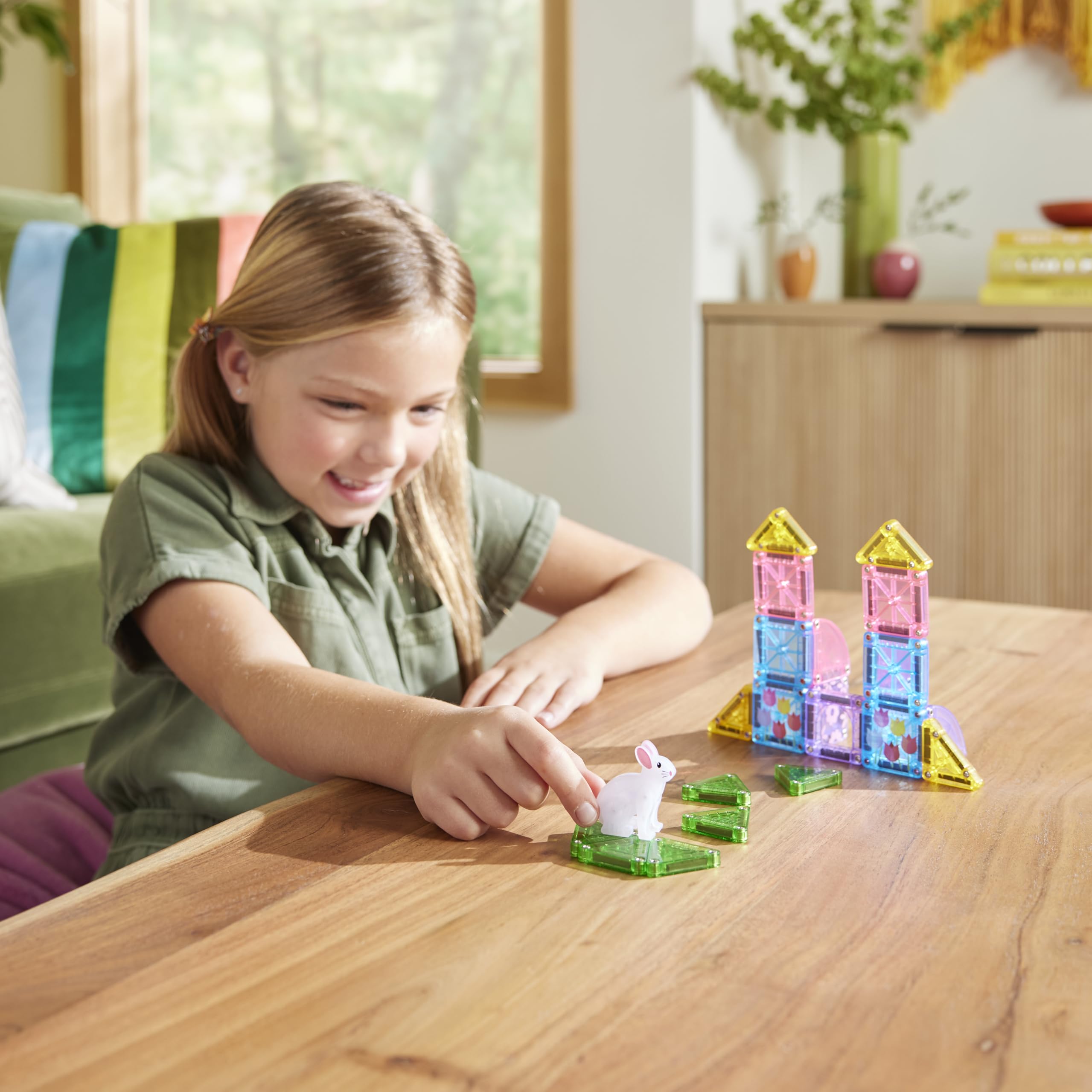 MAGNA-TILES microMAGS 24-Piece Spring Garden Travel Set, The Original Magnetic Building Brand 🍁 All In One Marketplace Canada
