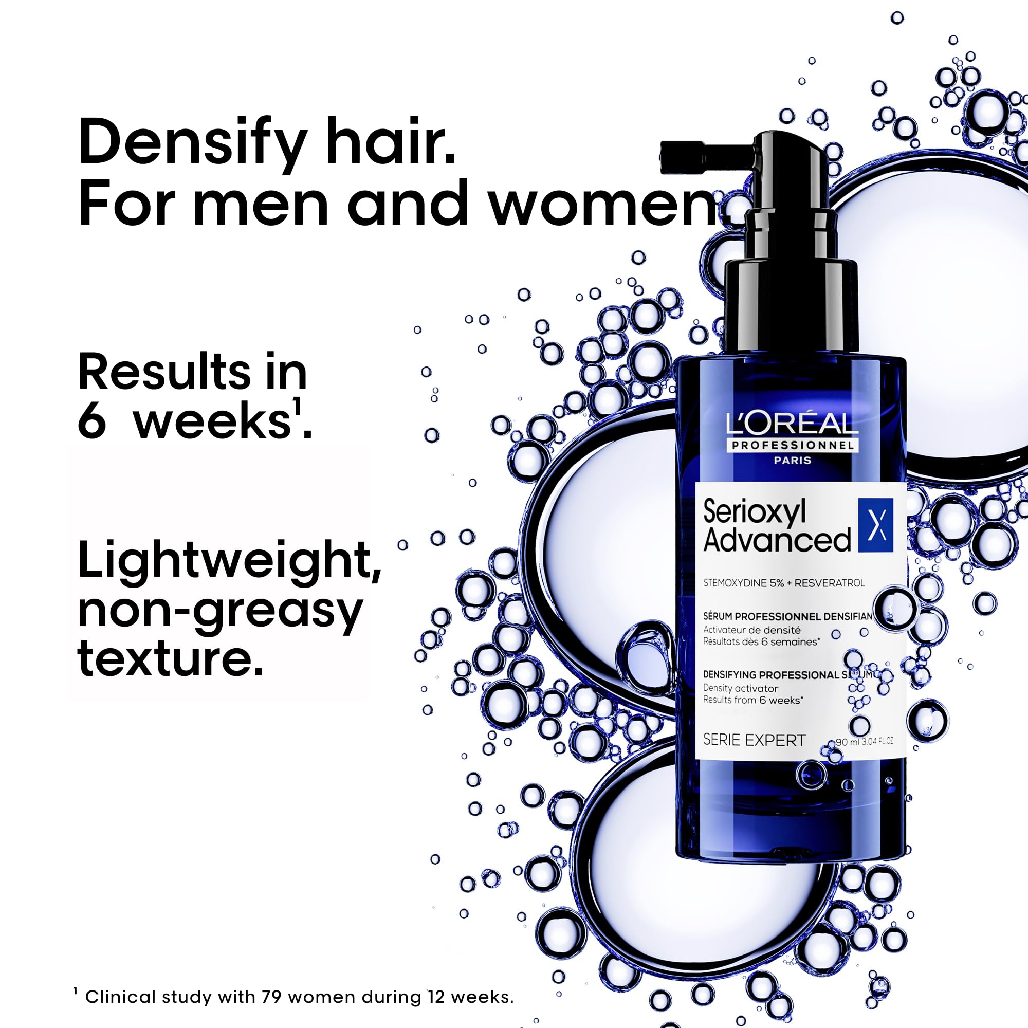 L'Oreal Professionnel Serioxyl Advanced Density Activator, Hair Thickening Serum for Thinning Hair, Promotes Growth & Density, 90 ML 🍁 All In One Marketplace Canada