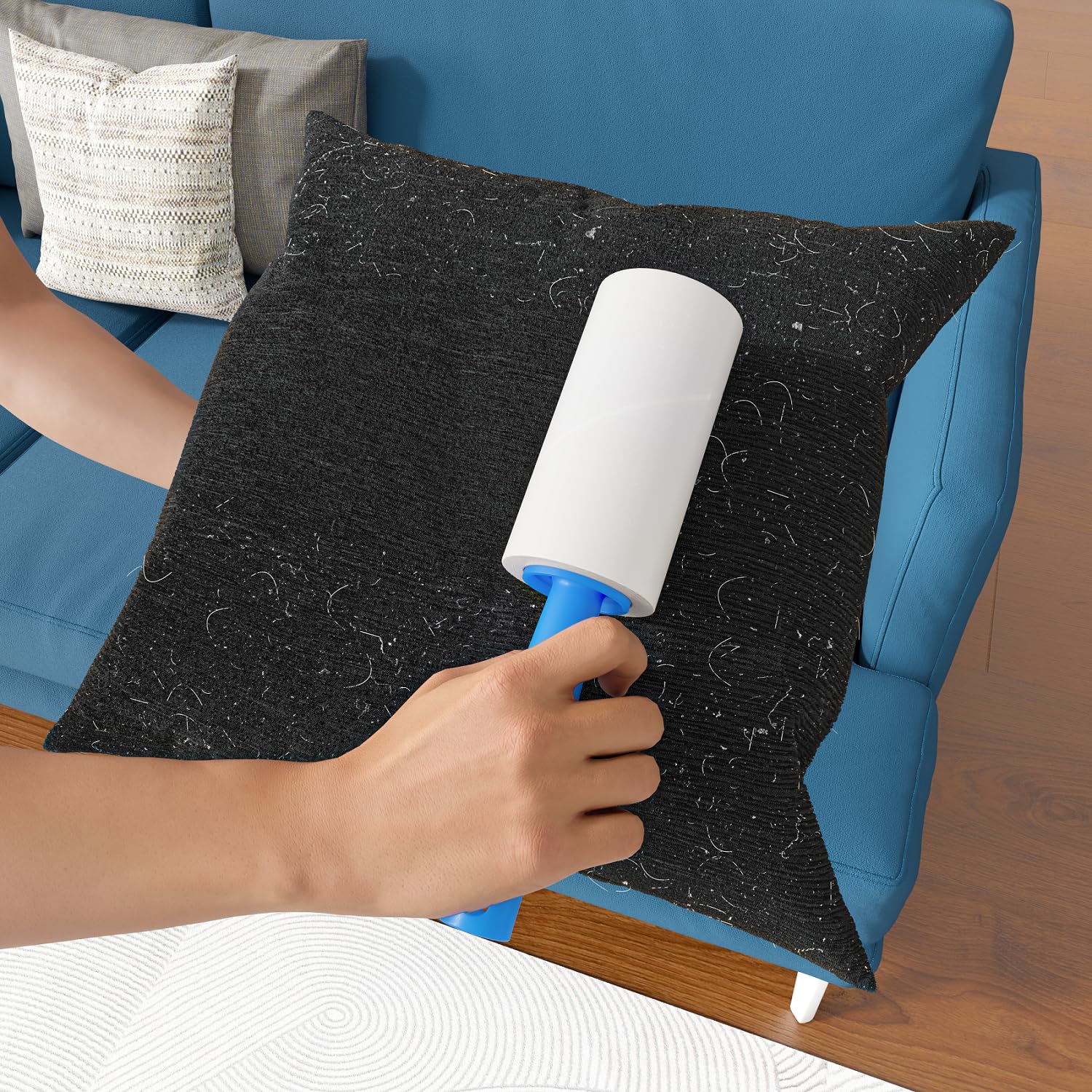 Lint Rollers for Pet Hair Extra Sticky, 800 Sheets (8 Rollers) Mega Value Set Lint Roller with 2 Upgraded Handles, Pet Hair Removal Tool for Clothes, Furniture, Carpet, Dog & Cat Hair Remover 🍁 All In One Marketplace Canada