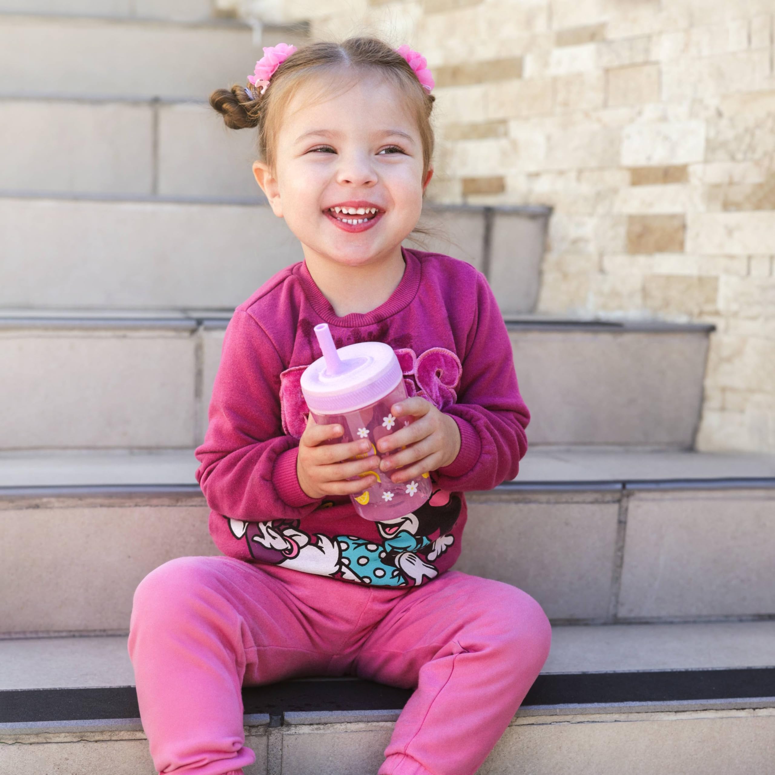 Zak Designs Toddler Cups for Travel or at Home, 15oz 2-Pack Durable Plastic Sippy Cups with Leak-Proof Design is Perfect for Kids (Sweet Berry, Lemon Zest) 🍁 All In One Marketplace Canada