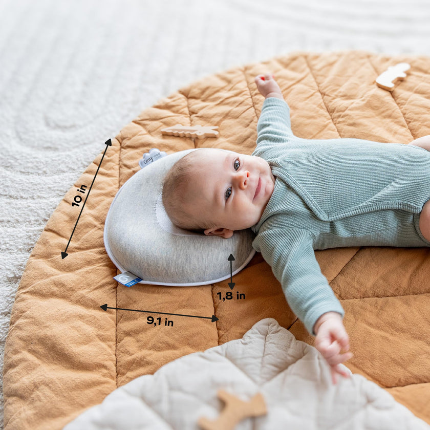Babymoov Cosyhead Fresh Head Cushion, Gray and White – Soft Cotton Support for Baby Bouncers, Strollers & Car Seats 🍁 All In One Marketplace Canada