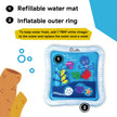 Baby Einstein Octopus Water Play Mat - Safety Fill Line, Tummy Time Activity & Sensory Toy for Babies Newborn & up, Blue 🍁 All In One Marketplace Canada
