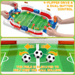 Mini Foosball Table Game for Kids Soccer Game Set Gifts Boys Toy Football Games Board for Indoor Sports Game Room Pinball Interactive Birthday Gift Toys for 3 4 5 6 7 8-12 Year Old Family Gatherings 🍁 All In One Marketplace Canada