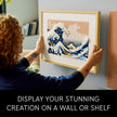 LEGO Art Hokusai – The Great Wave, 3D Japanese Wall Art, Framed Ocean Canvas Picture for Home or Office Décor, Creative DIY Activity, Arts & Crafts Kit, Hobbies for Adults, 31208 🍁 All In One Marketplace Canada