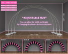 YALLOVE 21ft Balloon Arch Stand Kit, Free Combination in Width and Height (e.g. 10ft x 7.5ft), Convenient to Assemble and Disassemble 🍁 All In One Marketplace Canada