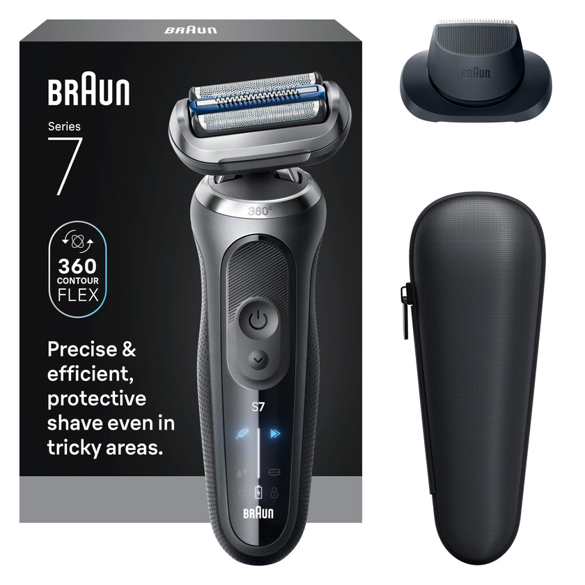 Braun Foil Shaver, Shavers for Men, Electric razor, Series 7, Wet & Dry with Turbo Mode, 7120s 🍁 All In One Marketplace Canada