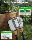 2027 New Upgrade Sprinkler Timer 2 Zone with Brass Inlet, Unistyle Water Timer for Garden Hose with Rain Delay and Manual Water/Automatic Irrigation, Hose Timers for Yard and Lawn Patio 🍁 All In One Marketplace Canada