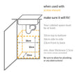 simplehuman 10 Liter / 2.6 Gallon In-Cabinet Trash Can, Heavy-Duty Steel Frame, Black 🍁 All In One Marketplace Canada