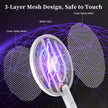 PALONE Bug Zapper Racket, Electric Bug Zapper, 4000V Electric Swatter 3 Layers Lamp, Indoor Zapper Without Waving Hands for Kitchen, Home, Garden and Outdoors 🍁 All In One Marketplace Canada