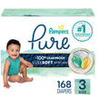 Pampers Pure Protection Diapers - Size 3, 168 Count, Hypoallergenic Unscented Disposable Baby Diapers 🍁 All In One Marketplace Canada
