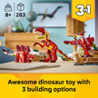 LEGO Creator 3 in 1 Fierce Dinosaur Building Toy for Boys & Girls, Ages 8+ - Kids Build 1 of 3 Prehistoric Animal Figures - Gift Idea for Birthdays - 31379 🍁 All In One Marketplace Canada