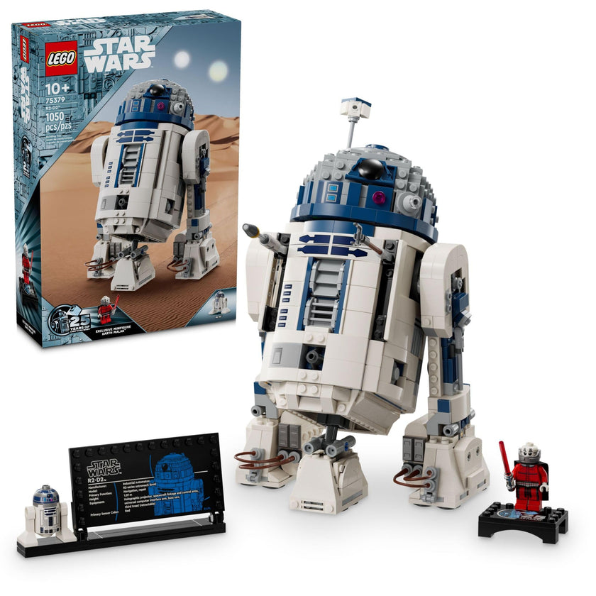 LEGO Star Wars R2-D2 Building Toy Set - Play or Display Star Wars Toy for Boys & Girls, Ages 10+ - Gift Ideas for Kids & Fans - Includes 25th Anniversary Darth Malak Minifigure - 75379 🍁 All In One Marketplace Canada