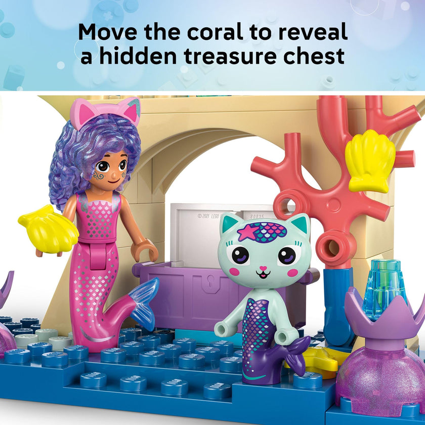 LEGO Gabby’s Dollhouse Mermaid Gabby’s Aquarium Adventure Building Blocks - Pretend Play & Learning Toy for Girls & Boys, Ages 4+, with Gabby & Mercat Mini Dolls - Gift Idea for Birthdays - 11204 🍁 All In One Marketplace Canada