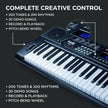 RockJam 61 Key Keyboard Piano With Pitch Bend Kit, Keyboard Stand, Piano Bench, Headphones, Simply Piano App & Keynote Stickers 🍁 All In One Marketplace Canada