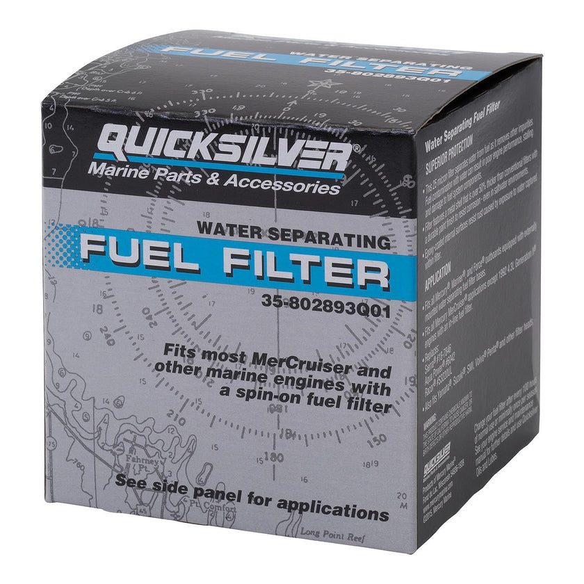 Quicksilver 802893Q01 Water Separating Fuel Filter - Mercury and Mariner Outboards and MerCruiser Stern Drive and Inboard Engines 🍁 All In One Marketplace Canada