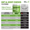 Deley Naturals Hip and Joint Supplement for Dogs - Glucosamine Chondroitin MSM & Collagen for Dogs - Dog Joint Supplement, Smaller Chews, Low Calories, Same Ingredients - 120 Chicken Flavor Chews 🍁 All In One Marketplace Canada