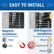 Heat&Air Vent Deflector,Adjustable Between 8’’ to 15’’,Heat Resistant Magnetic Floor Vent deflectors/ac Vent Deflector/Ceiling Vent deflector-2PACK 🍁 All In One Marketplace Canada