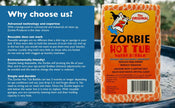 Zorbie Water Bobble Hot Tub Oil Scum Absorber - Scum Absorbing Sponge for Spas and Hot Tubs - Naturally Cleaner Water with Spa Sponges for Hot Tubs - Orange Floating Bobble with String- Single Package 🍁 All In One Marketplace Canada