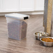 IRIS USA Dog Food Storage Container, Up to 10 lbs, Clear/Gray, Made in USA 🍁 All In One Marketplace Canada