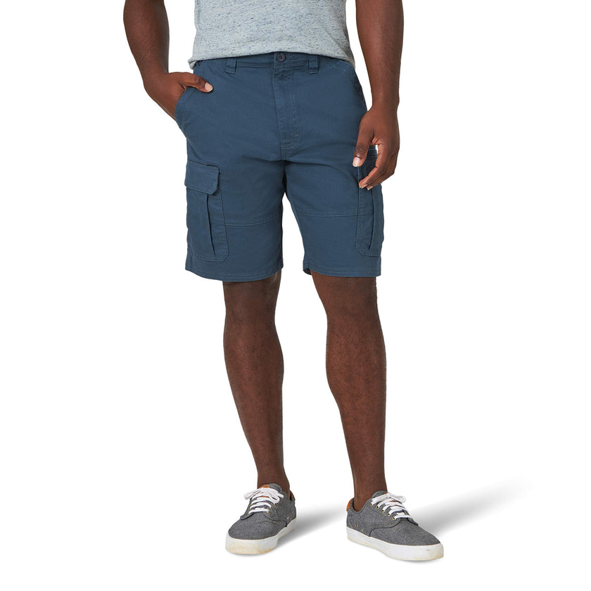Wrangler Authentics Men's Classic Cargo Stretch Short, Midnight Blue, 36 🍁 All In One Marketplace Canada