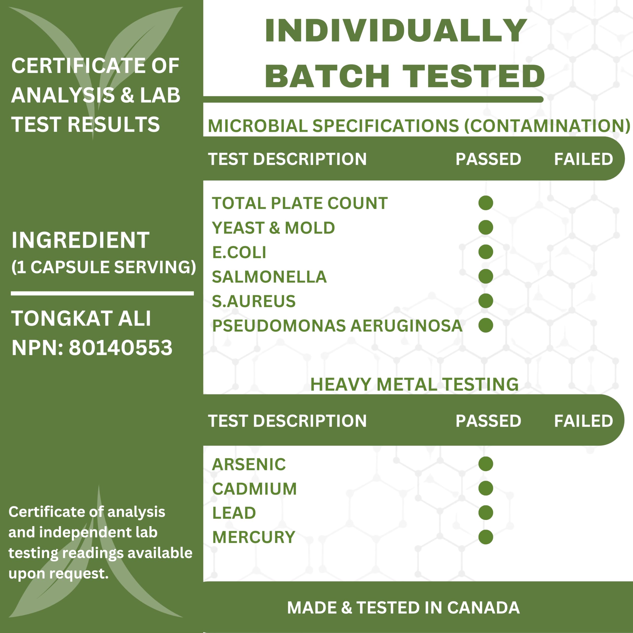 6X Strength Tongkat Ali 600 MG PER SINGLE CAPSULE 60,000 MG Equivalent 100:1 Extract Ratio Highest Potency, OrganiMAXX Longjack Eurycoma Longifolia Non-GMO Premium Tongkat Ali Supplement For Men. 🍁 All In One Marketplace Canada