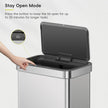 EKO Nova Sensor Trash Can, 21 Gallon/80 Liter Stainless Steel Rectangular Touchless Motion Sensor Trash Can, Matte Metallic 🍁 All In One Marketplace Canada