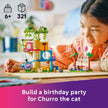 LEGO Friends Cat Birthday Party & Tree House Building Toy - Pretend Play Building Blocks W/Cat Toys & 2 Minidolls - Creative Storytelling Kids Toy for Girls and Boys, 9+ - Birthday Gift Idea- 42666 🍁 All In One Marketplace Canada