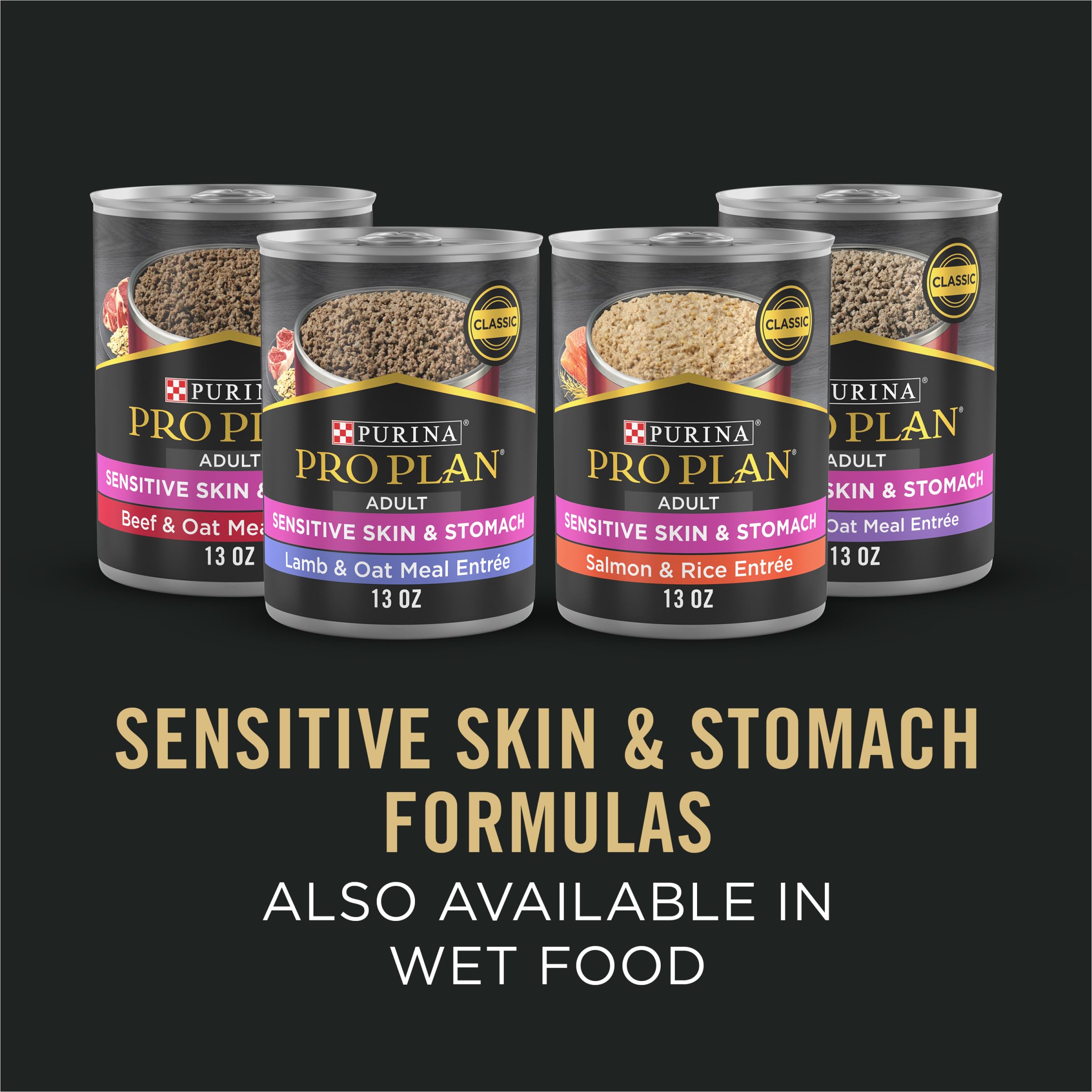 Purina Pro Plan Sensitive Skin & Stomach Dry Dog Food, Salmon & Rice - 1.81 kg Bag 🍁 All In One Marketplace Canada