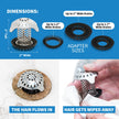 TubShroom Ultra Revolutionary Bath Tub Drain Protector Hair Catcher/Strainer/Snare Stainless Steel, 1-Pack, Silver 🍁 All In One Marketplace Canada