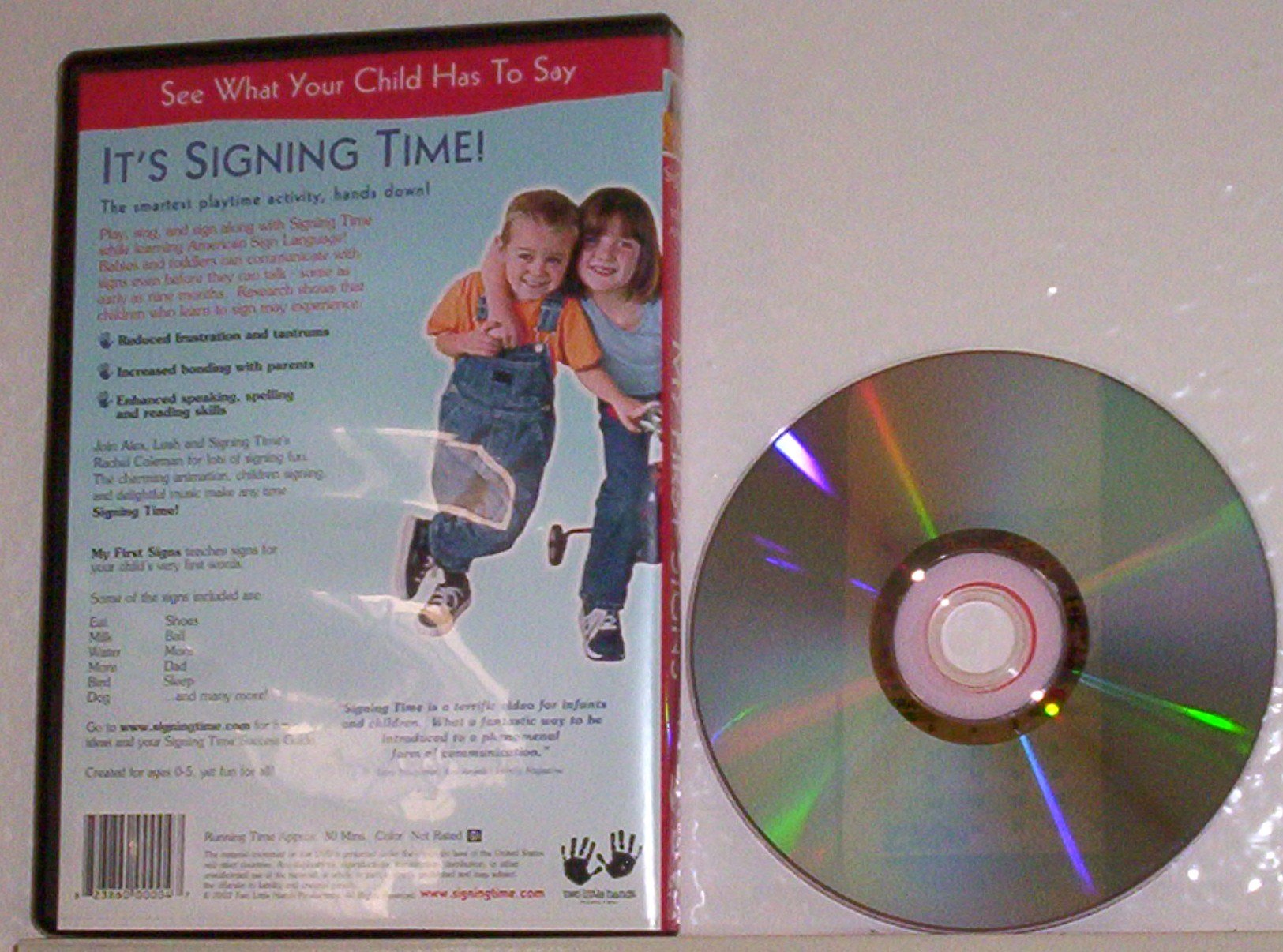 Signing Time! Volume 1: My First Signs DVD