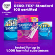 Tampax Radiant Tampons Multipack, with LeakGuard Braid, Regular/Super Absorbency, Unscented, 84 Count 🍁 All In One Marketplace Canada