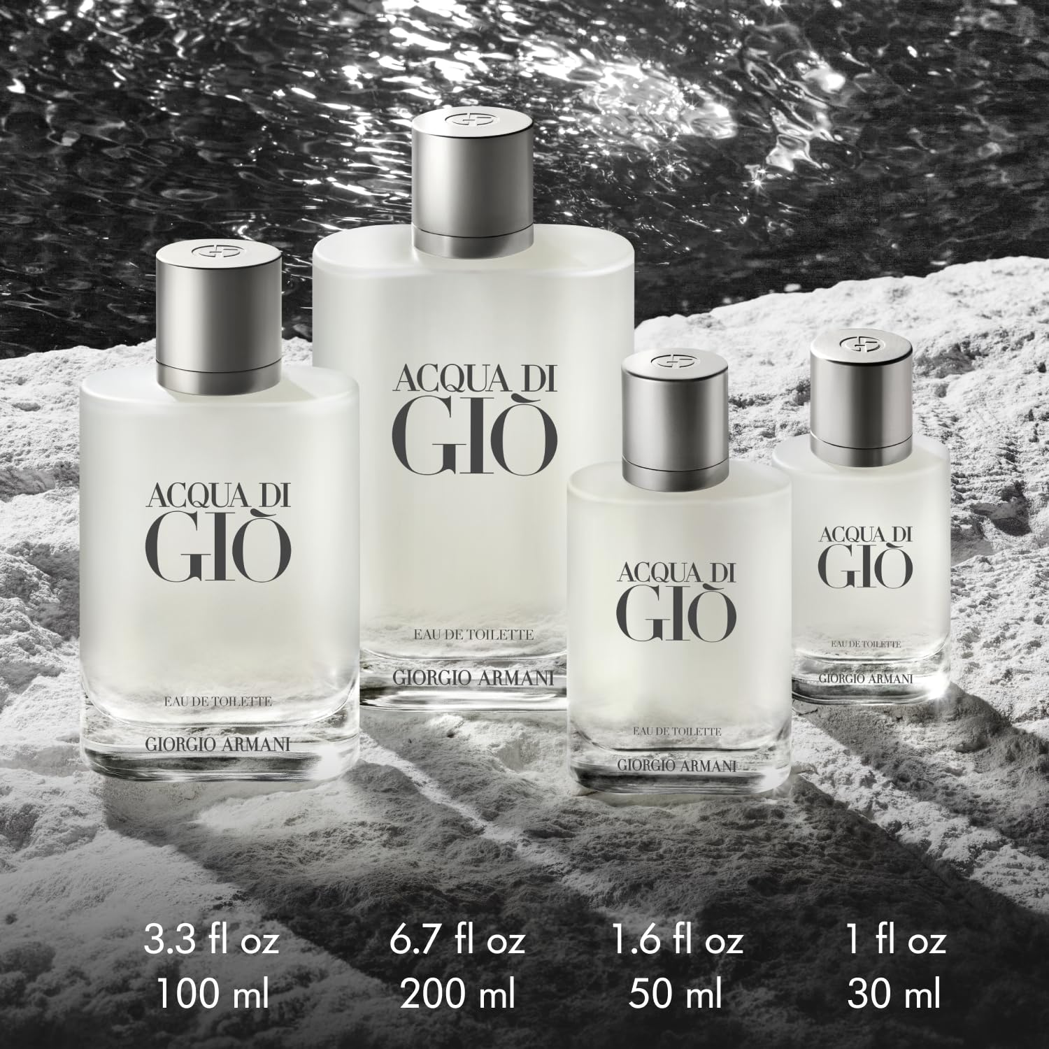 Armani beauty - Acqua di Gio - Eau de Toilette - Cologne for Men - Long Lasting Fragrance with Bergamot notes, Jasmine, White Musks, Patchouli & Cedarwood – 3.3 Fl Oz 🍁 All In One Marketplace Canada