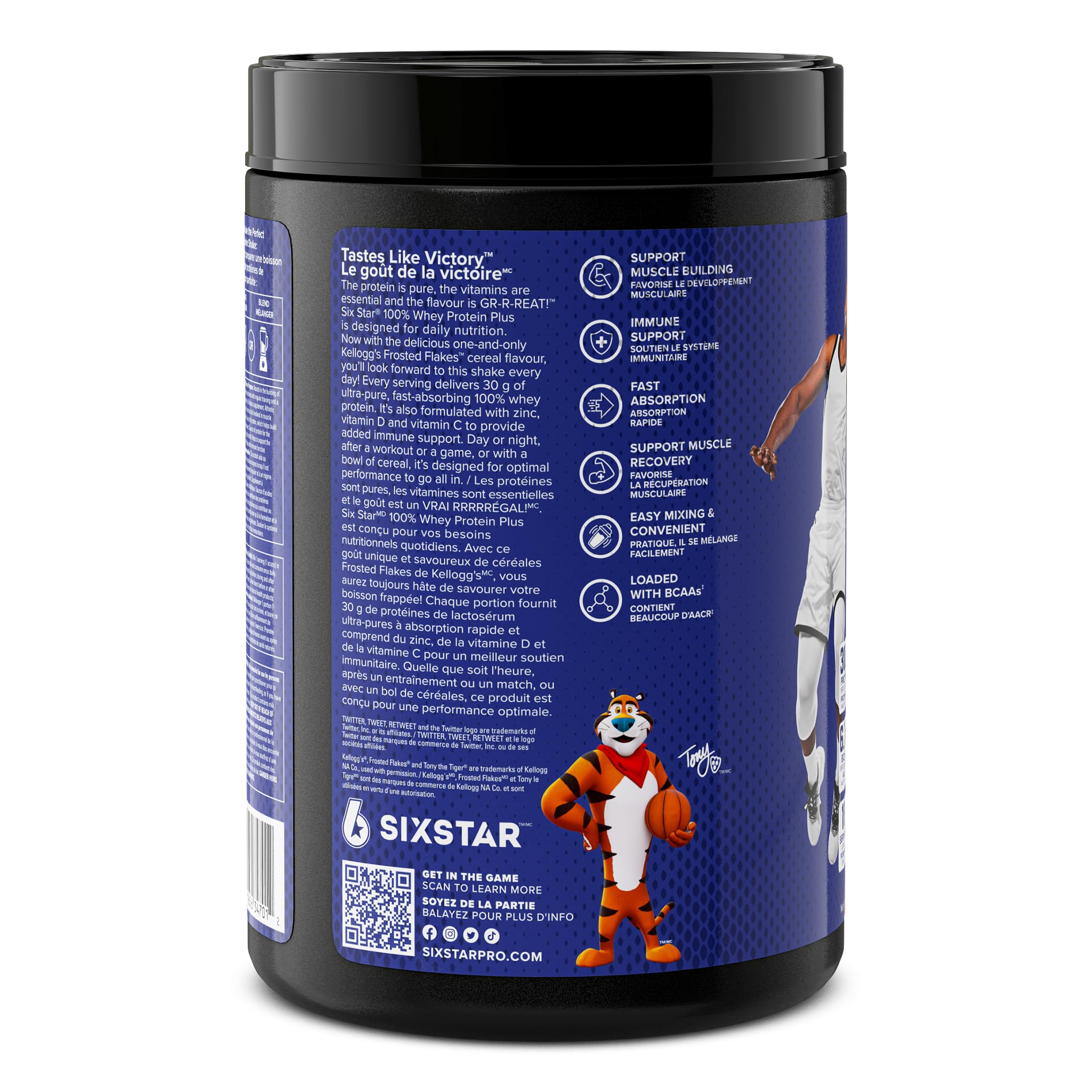 Six Star Whey Protein Powder Plus - Kellogg’s Frosted Flakes, 18 Servings 🍁 All In One Marketplace Canada
