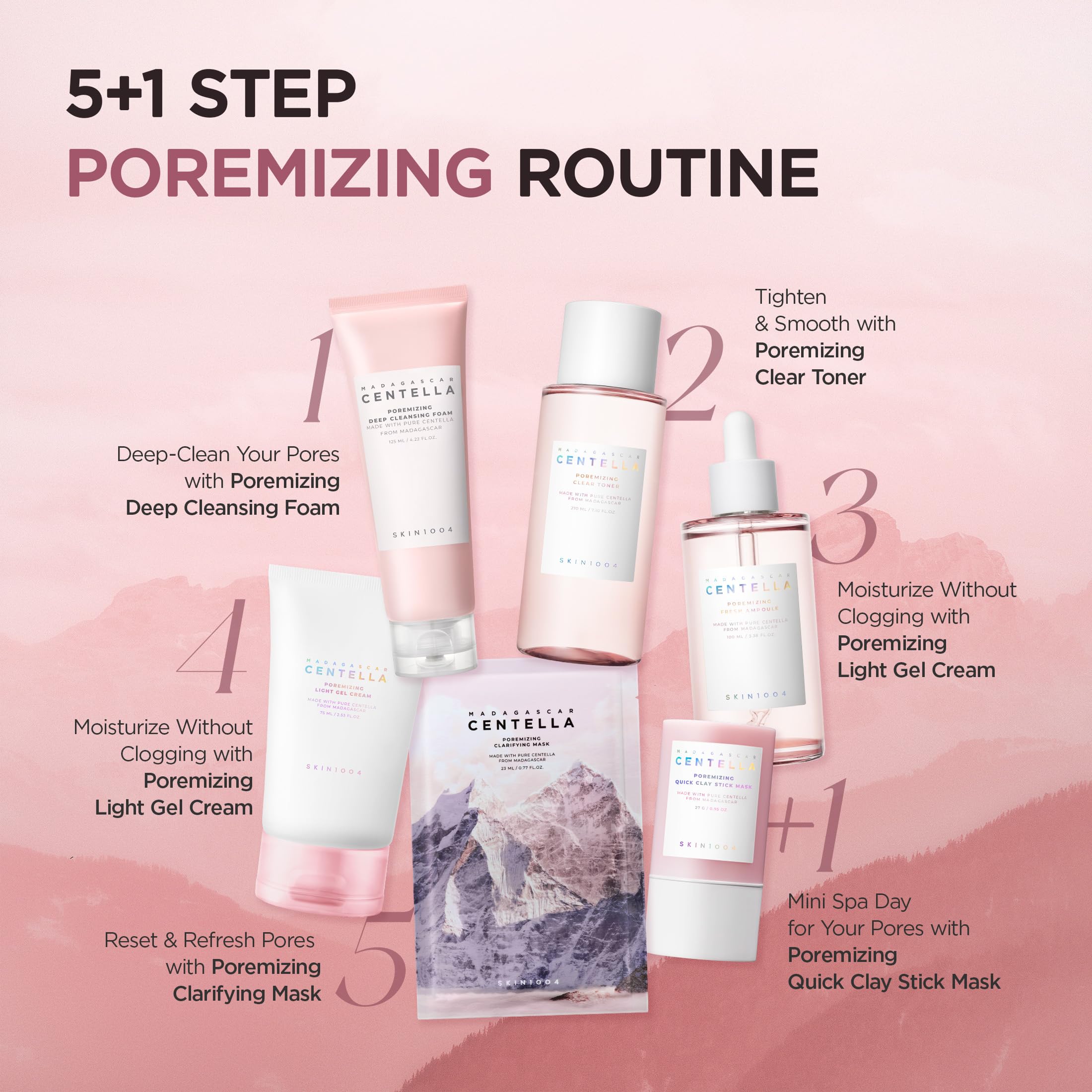 SKIN1004 Madagascar Centella Poremizing Light Gel Cream 2.53 fl.oz (75ml) | Tightens Pores | Soothes Irritated Skin 🍁 All In One Marketplace Canada