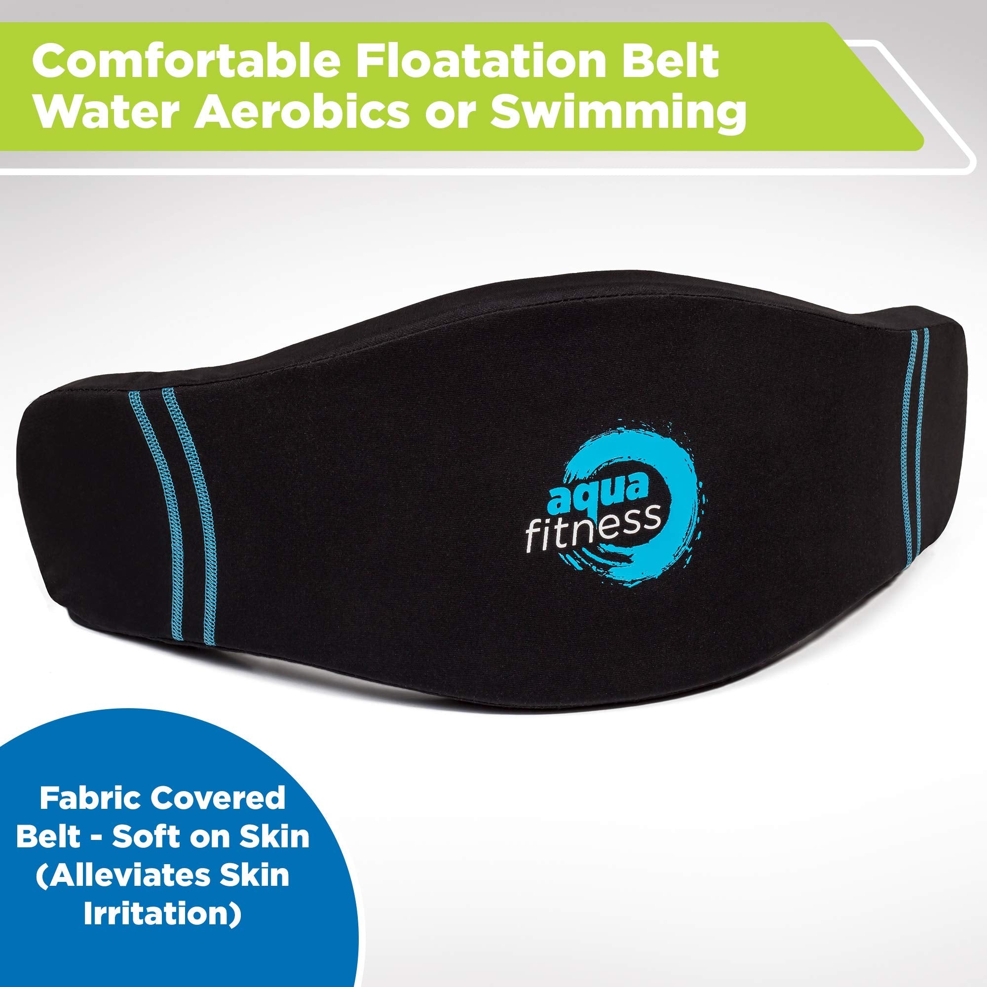 New Aqua Water Fitness Deluxe Flotation Belt – Adult Aquatic Swim Belt for Water Aerobics and Other Pool Exercise – Black/Blue 🍁 All In One Marketplace Canada